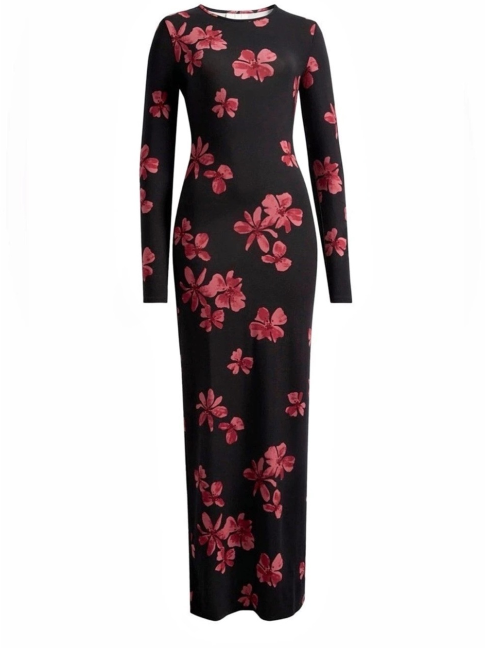 Tommy Hilfiger Reformation Tommy Long Sleeve Jersey Floral Dress Floral Maxi